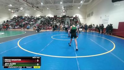 113 lbs Quarterfinal - Pryce Wiginton, Riverton vs Jett Olsen, Kelly Walsh