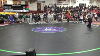 120 lbs Champ. Round 1 - Rudy Rojas, Broken Arrow vs Aiden Ohl, Ontario