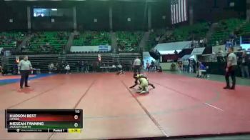 113 lbs Champ. Round 1 - NieSean Fanning, Jackson-Olin HS vs Hudson Best, Hayden