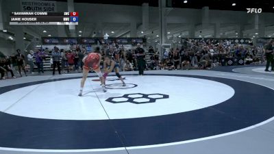 62 kg Cons. Quarters - SaVannah Cosme, SOUTHWEST WRESTLING CLUB vs Janie Houser, Menlo Wrestling Club
