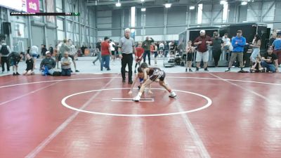 74 lbs Champ. Rd Of 16 - Zake Moore, Buzzsaw Wrestling Club vs Hunter Amell, Mat Demon Wrestling Club