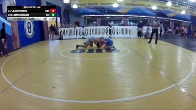157 lbs Round 4 (8 Team) - Cole Manning, Wakulla WC vs Kellon Duncan, Oakleaf WC