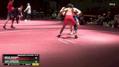 S-15 lbs Round 3 - Bryce Bowers, Evansdale Wolves vs Ivan Hamilton, Belle Plaine Wrestling