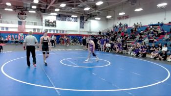 184 lbs Finals (2 Team) - Caden Holland, University Of The Ozarks vs Blaine Chrisman, Mount Union