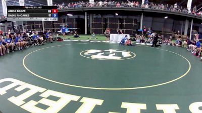 115 lbs Anica Barze, Minnesota vs Sadie Rhoades, Utah
