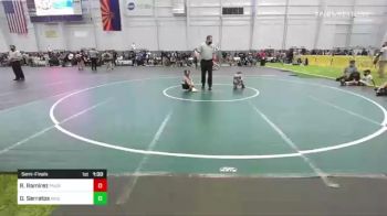 53 lbs Semifinal - Riley Ramirez, Pounders WC vs Domanic Serratos, Reign WC