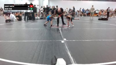 40 lbs Round 7 (8 Team) - Jean Yun, Level Up Wrestling vs Rhett Keith, Ringgold