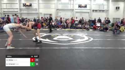 126 lbs Round 1 - Griffen Miller, Patriots WC WV vs Geno Orlandi, Phoenix Wrestling Club