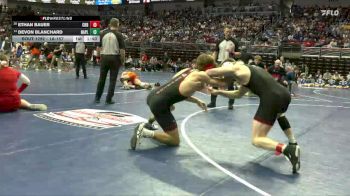 1A-157 lbs Cons. Round 2 - Devon Blanchard, Nashua-Plainfield vs Ethan Bauer, Coon Rapids-Bayard