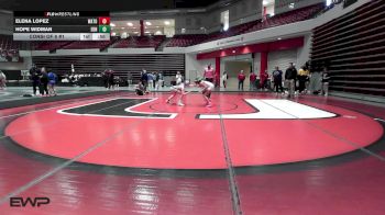 110 lbs Consi Of 8 #1 - Elena Lopez, Watonga High School vs Hope Widman, Edmond North Girls