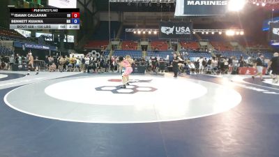150 lbs Champ. Rd Of 64 - Isaiah Callahan, Ohio vs Bennett Kujawa, Minnesota