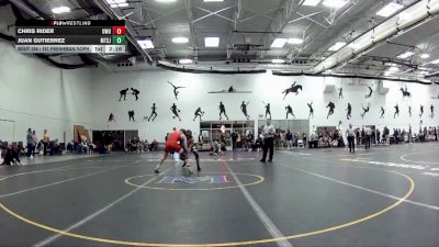 141 Freshman/Soph Cons. Round 3 - Chris Rider, Ohio Wesleyan University vs Juan Gutierrez, Mount St Joseph