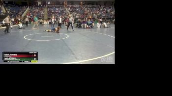 2A 106 lbs Cons. Round 3 - Isaac Powell, Lincolnton vs Sam Gosnell, Rutherfordton-Spindale