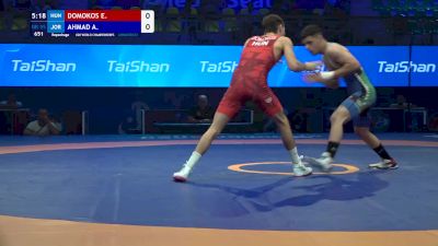 55 kg Repechage #3 - Edmond Domokos, Hungary vs Ahmad Ahmad, Jordan