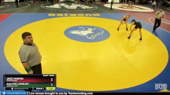 Champ. Round 1 - Jace Martin, Wood River vs Dalton Lovejoy, Central City