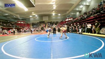 80-84 lbs Consi Of 4 - Rylan Reeves, Pawhuska Elks Takedown vs Hunter Gilbert, Glenpool Warriors