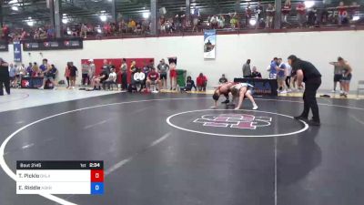 79 kg Consolation - Tate Picklo, Oklahoma Regional Training Center vs Ethan Riddle, Askren Wrestling Academy