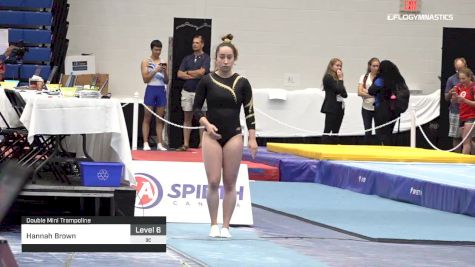 Hannah Brown - Double Mini Trampoline - 2019 Canadian Gymnastics Championships - TG