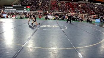 5A 157 lbs Cons. Round 3 - Hunter Maher, Middleton vs Kyle Davis, Shelley