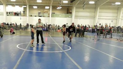 52 lbs Round Of 16 - Nash Venoutsos, South Windsor vs Natalie Webber, Maine Trappers WC