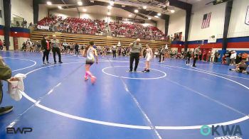 80 lbs Rr Rnd 1 - Reiney Holcomb, Sperry Wrestling Club vs Breea Florez, HURRICANE WRESTLING ACADEMY