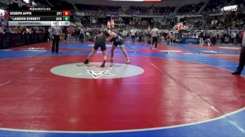 6A 215 lbs Quarterfinal - Landon Everett, Gulf Shores vs Joseph Apps, Spanish Fort