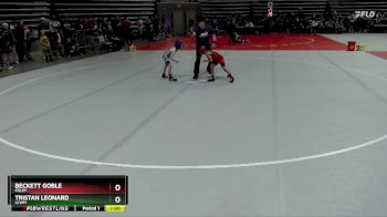 45 lbs Champ. Round 1 - Beckett Goble, Foley vs Tristan Leonard, LCWM