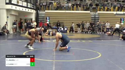 197 lbs Round Of 16 - Connor Jacobs, Clarion vs Jake Lucas, Navy