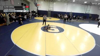 53 lbs Cons. Round 3 - Oliver Ortega, Socal Hammers Wrestling Club vs Kaden Morales, Threshold Wrestling Club