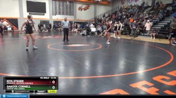 G-24 lbs Round 3 - Kiya Steger, Epworth, Western Dubuque vs Dakota Cornell, Vinton-Shellsburg