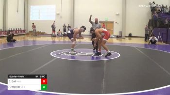 195 lbs Quarterfinal - Ben Bell, Fauquier vs Parker Warner, Mt St Joseph