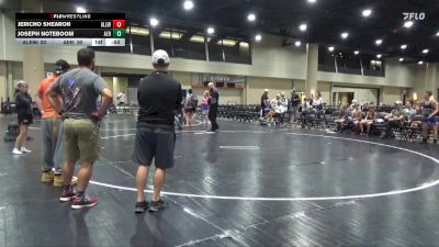 110 lbs Round 5 (6 Team) - Jericho Shearon, Alabama Elite Red vs Joseph Noteboom, Alabama Elite Black