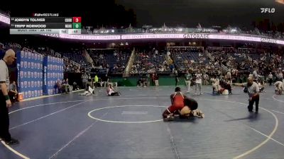3A 165 lbs 5th Place Match - Tripp Norwood, North Gaston High School vs Jordyn Toliver, Currituck County High School