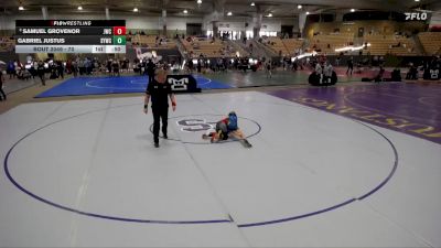 70 lbs Quarterfinal - Samuel Grovenor, Jackson Wrestling Club vs Gabriel Justus, Seymour Youth Wrestling Club