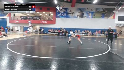 84 lbs Ryker Johnson, Oregon vs Henry Riesen, Indiana
