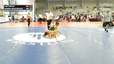 106 lbs Round Of 64 - Sam Winship, Smittys Barn - HSB vs Dominic Masciantonio, BAWA GOLD - HSB