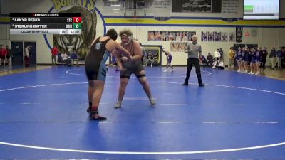 285 lbs Quarterfinal - Lakyr Peska, South Tama County vs Sterling Dwyer, Grinnell