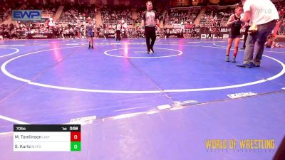 70 lbs Round Of 16 - Major Tomlinson, Lake Catholic vs Snyder Kurtz, SlyFox Wrestling Academy