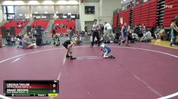 50 lbs Round 3 (4 Team) - Lincoln Taylor, Central Region Team B vs Drake Grooms, East Region Team B