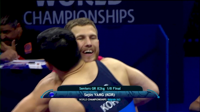 82 kg 1/8 Final Yaroslav Filchakov, Ukraine vs Sejin Yang, Korea