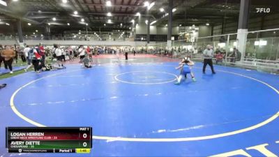 90 lbs Cons. Round 2 - Logan Herren, Great Neck Wrestling Club vs Avery Diette, Chesapeake