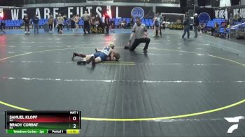 85 lbs Round 4 - Samuel Klopf, NA vs Brady Corbat, NA