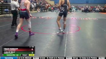 3 - 126 lbs Cons. Round 1 - Carlos Billy, Warren County vs Trace Markham, Liberty HS (Bedford)