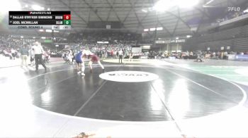 Boys 3A 175 lbs Cons. Round 4 - Dallas Stryker Simmons, White River vs Joel McMillan, Silas