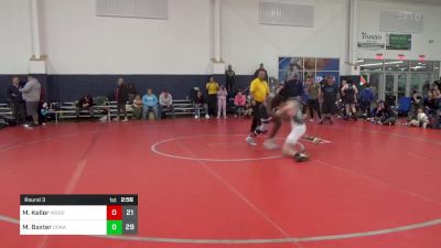 160 lbs Round 3 - Marqus Keller, Woodshed WC vs Maximus Baxter, Donahue Wrestling Academy