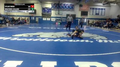 106 lbs Quarterfinals (8 Team) - Brayden Collins, St. Martin High School vs Cylas Gras, Oak Grove HS