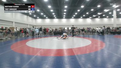 165 lbs Champ. Rd Of 16 - Matthew Kaiser, Legacy Dragons vs Trey Gregory, Roundtree Wrestling Academy