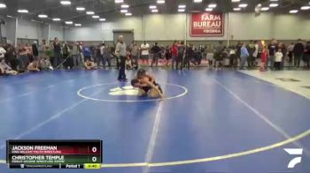 117 lbs Cons. Round 2 - Jackson Freeman, King William Youth Wrestling vs Christopher Temple, Prince George Wrestling Assoic