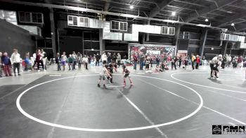 43 lbs Quarterfinal - Waylon Guizar, Powerline WC vs Clay McMinn, Grindhouse WC