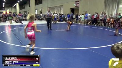 55 lbs Round 1 (4 Team) - Jordyn Sang, Stormettes vs Millie Kerth, Ain`t My First Rodeo